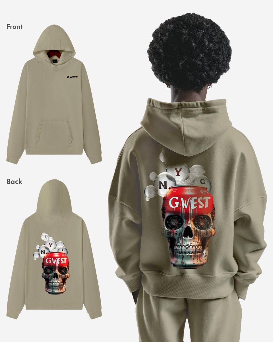 G West Nyc Can Heavy Premium Oversized Hoodie