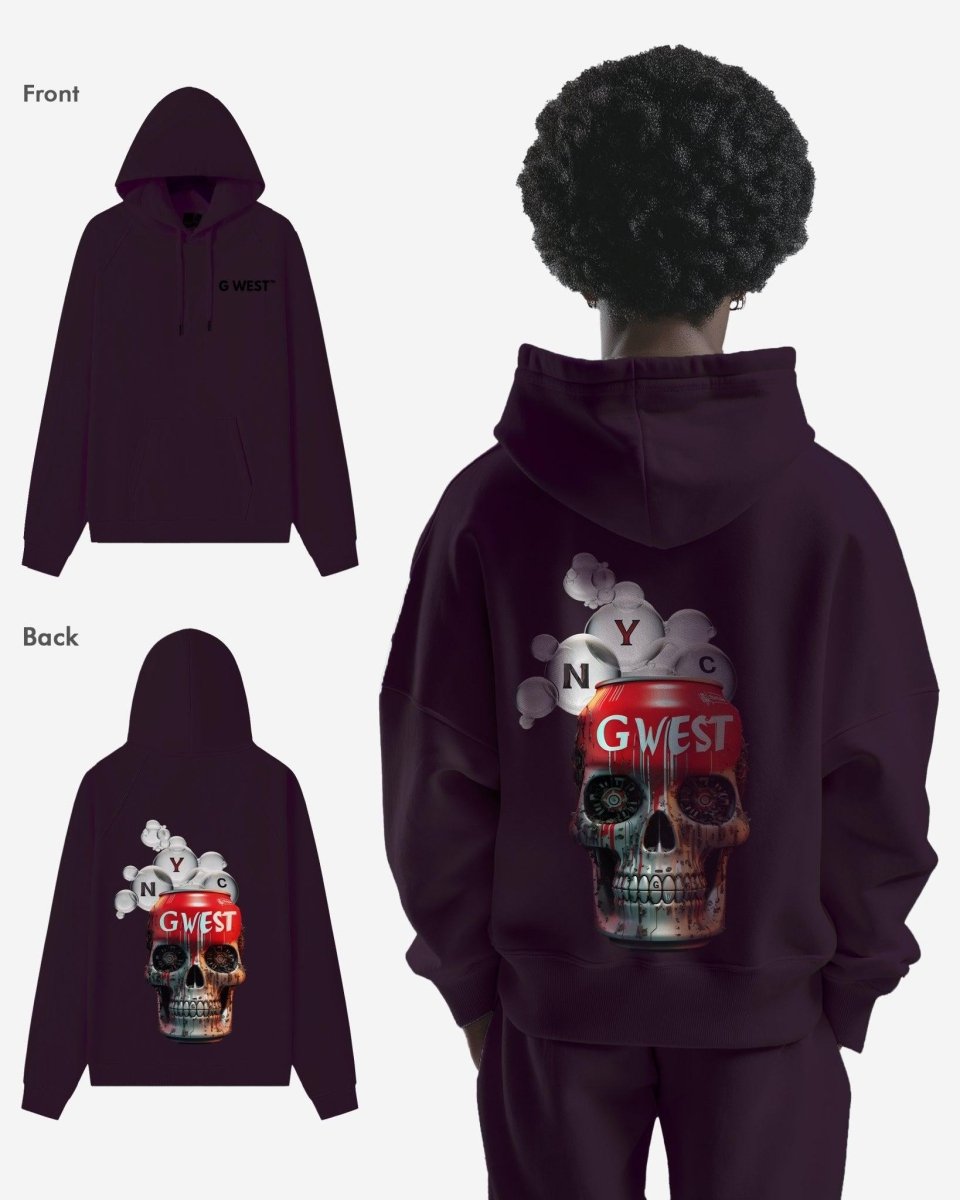 G West Nyc Can Heavy Premium Oversized Hoodie