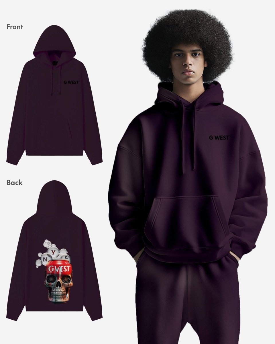 G West Nyc Can Heavy Premium Oversized Hoodie