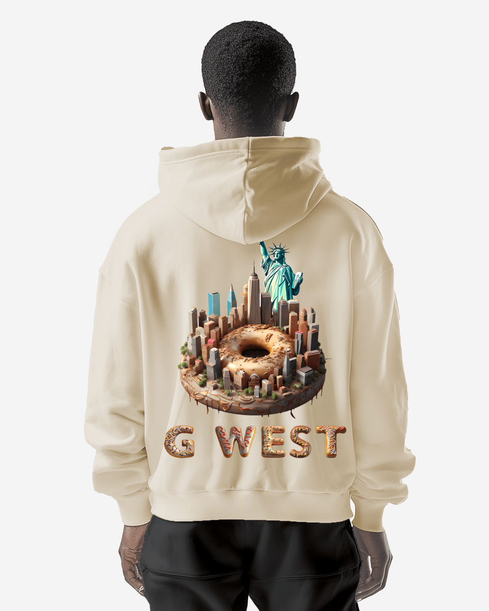 G West Nyc Donut Heavy Premium Oversize Hoodie