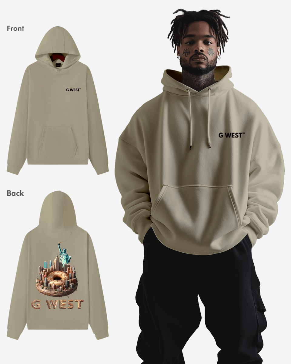 G West Nyc Donut Heavy Premium Oversize Hoodie