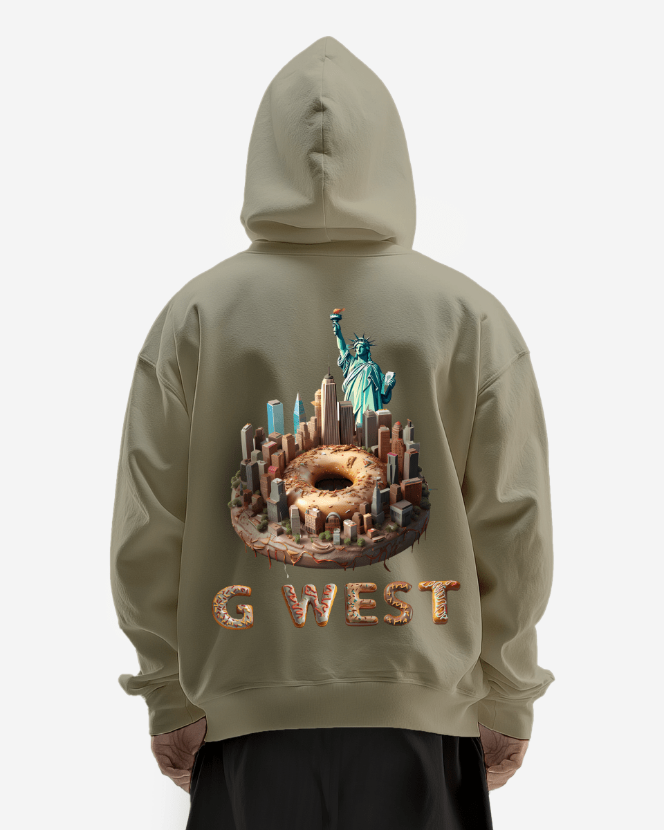 G West Nyc Donut Heavy Premium Oversize Hoodie