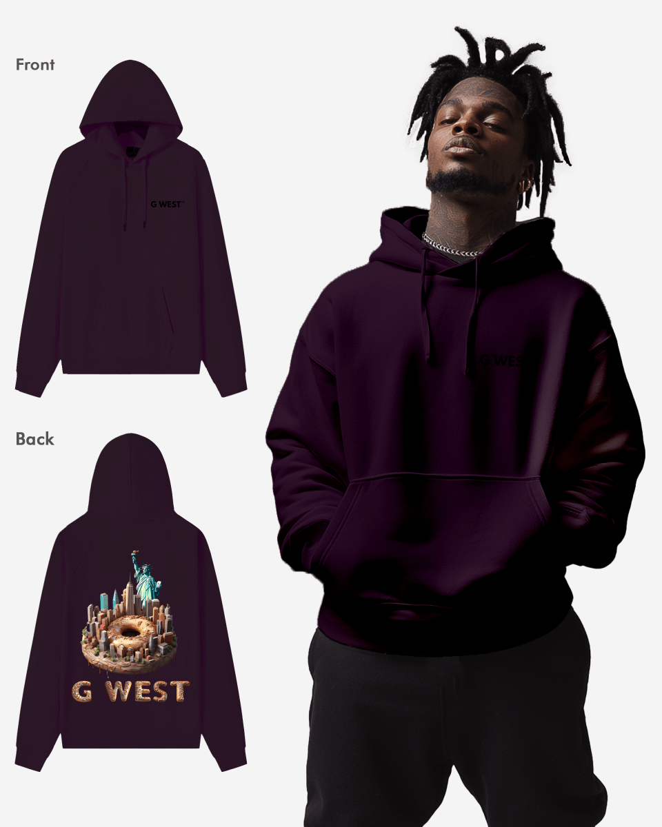 G West Nyc Donut Heavy Premium Oversize Hoodie