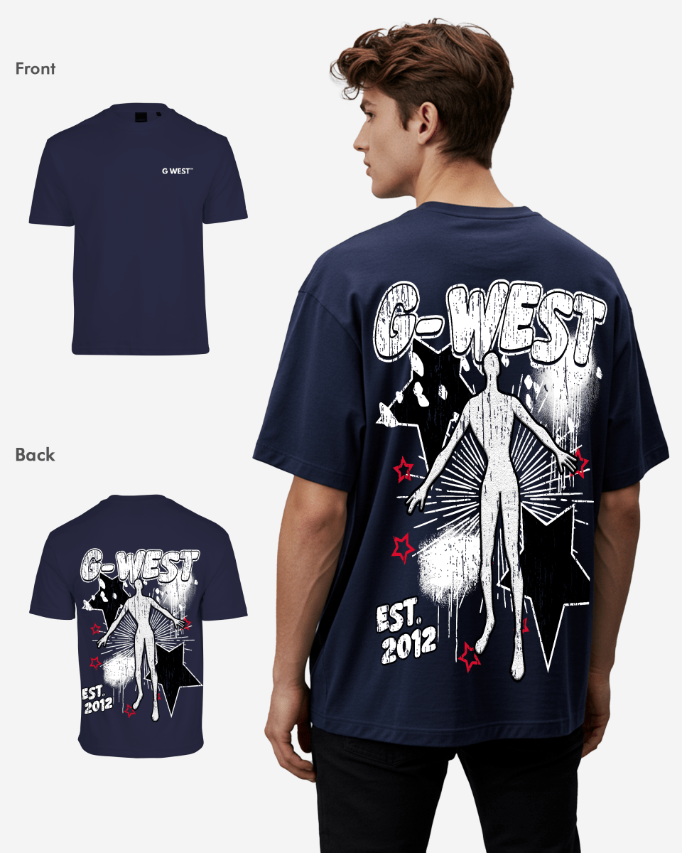 G West OLYMPIC Dazzling Dynamo Life Style Oversized Tee