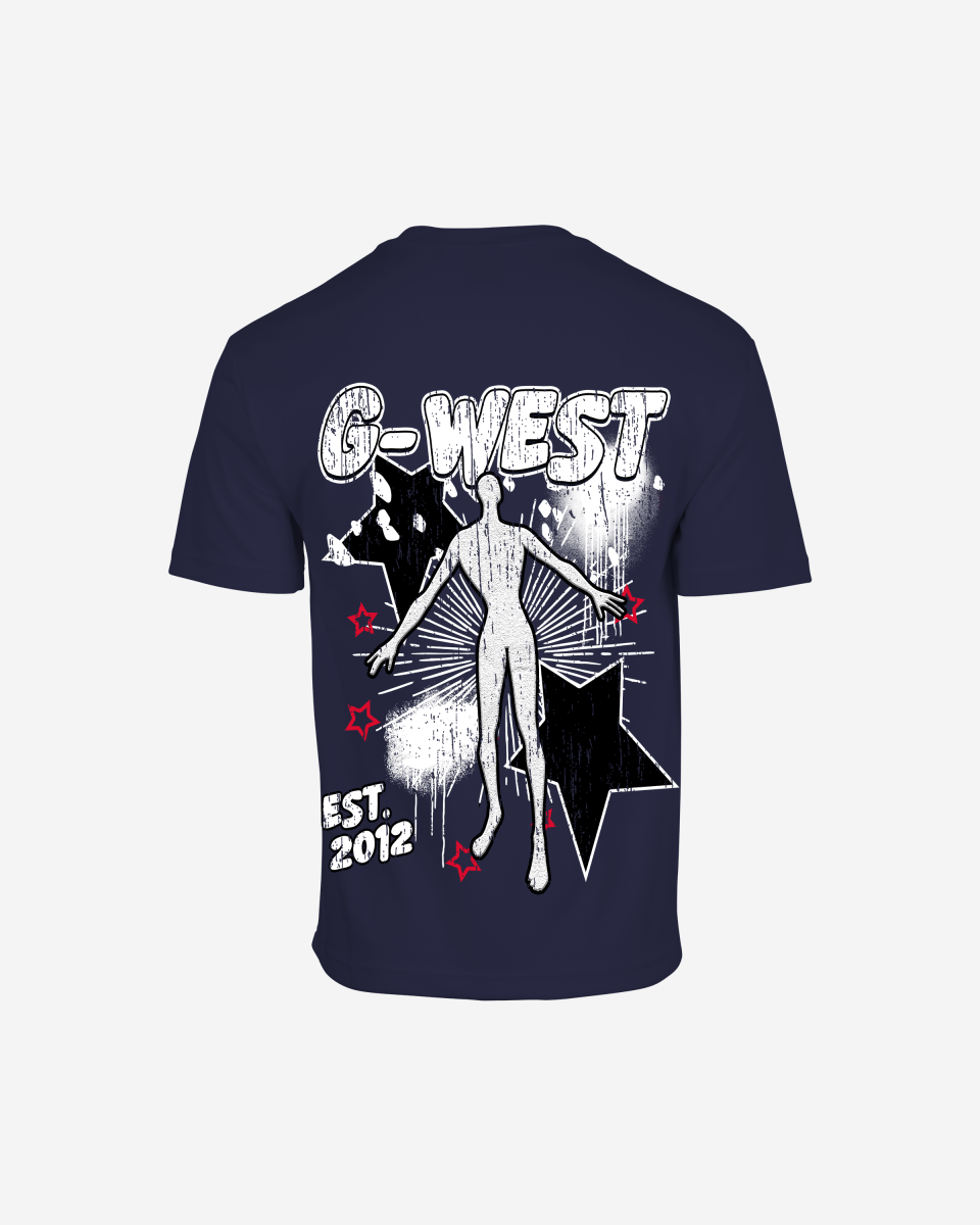 G West OLYMPIC Dazzling Dynamo Life Style Oversized Tee