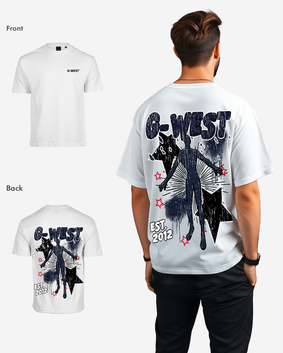 G West OLYMPIC Dazzling Dynamo Life Style Oversized Tee