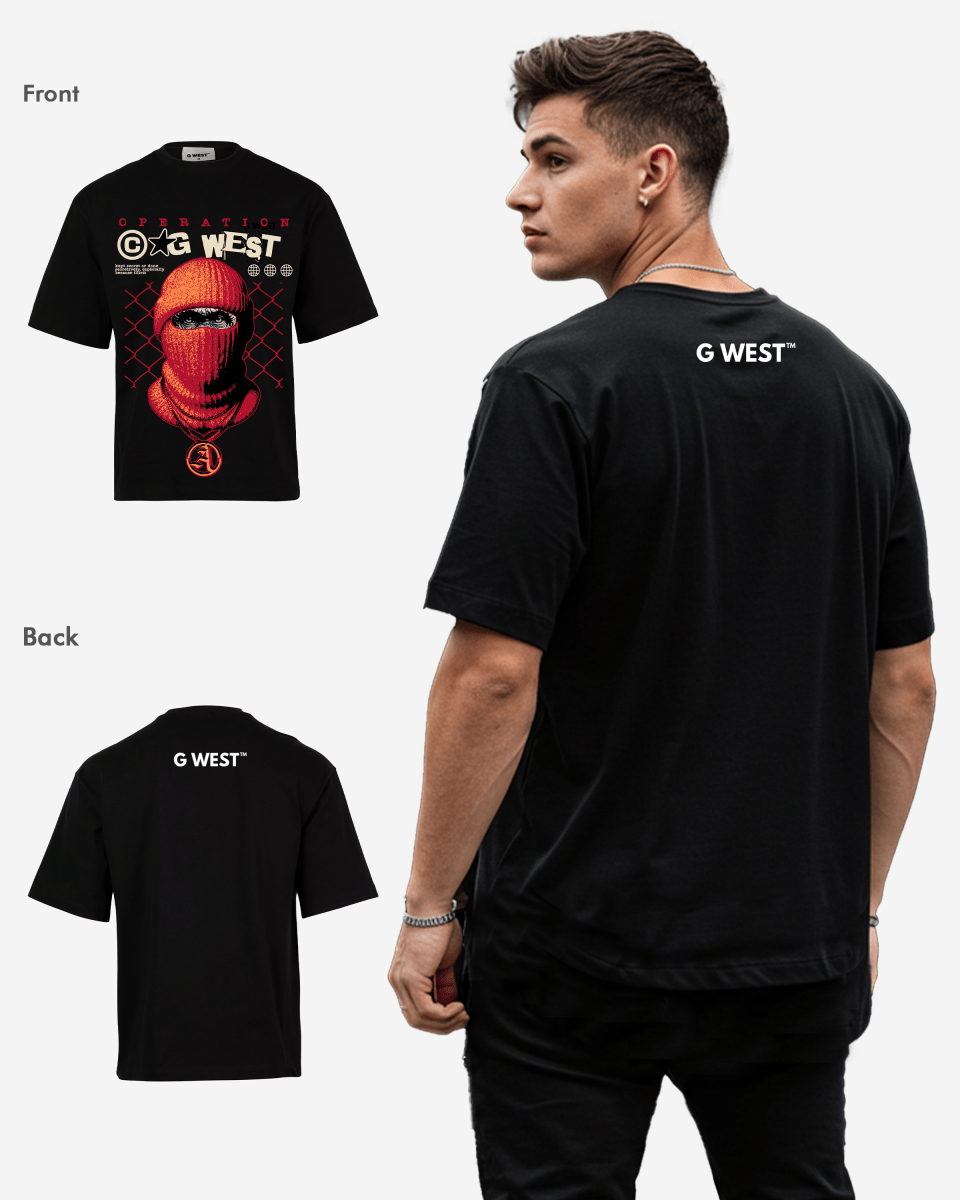 G-WEST OPERATION OVERSIZED TEE