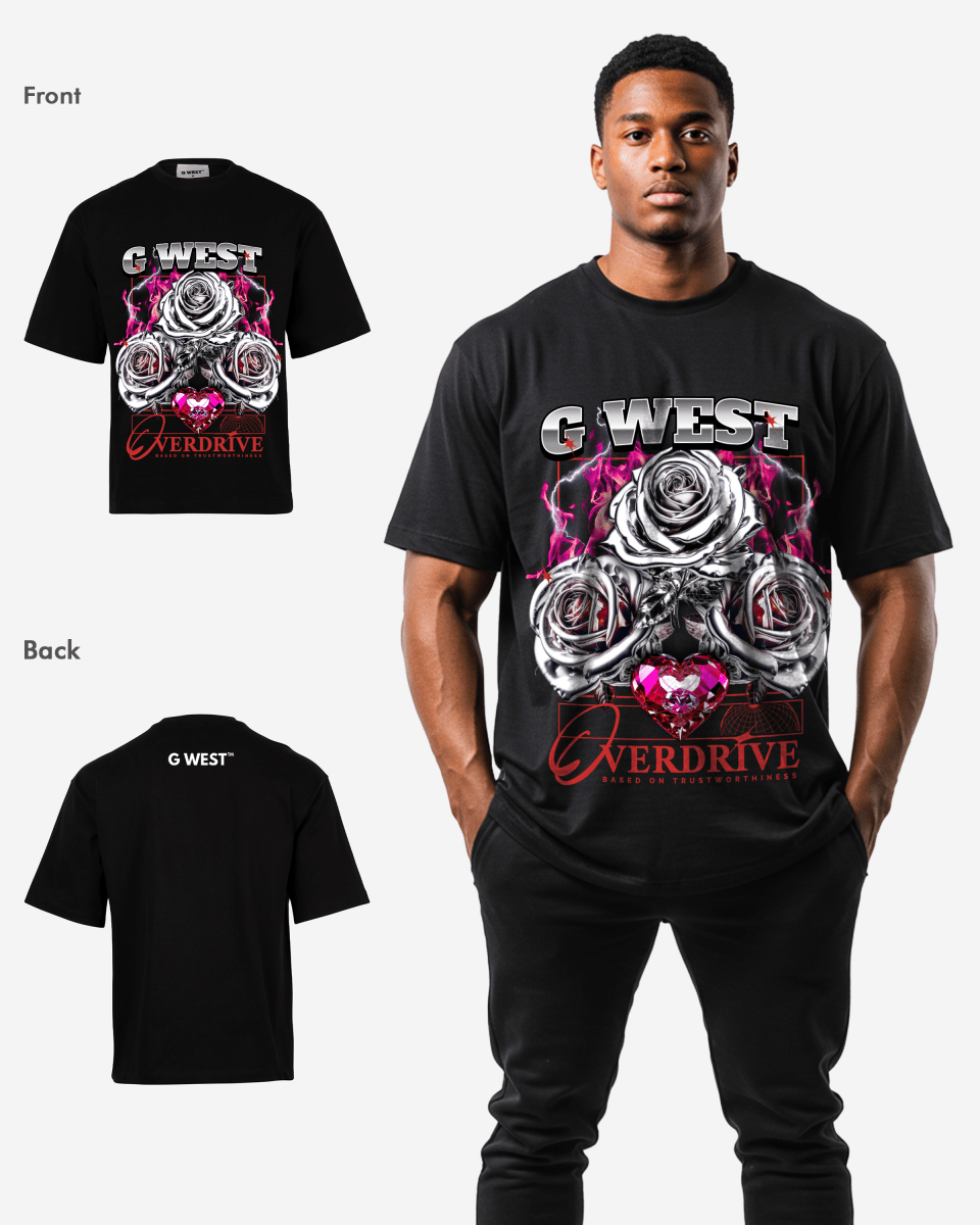 G-WEST OVERDRIVE OVERSIZED TEE