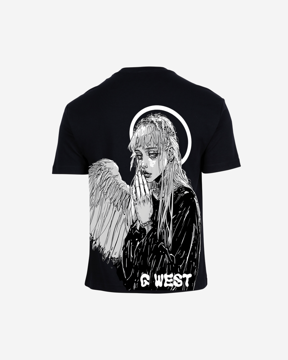 G West Oversized Angel Girl Tee