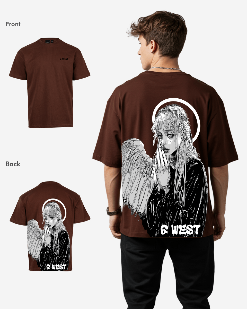 G West Oversized Angel Girl Tee