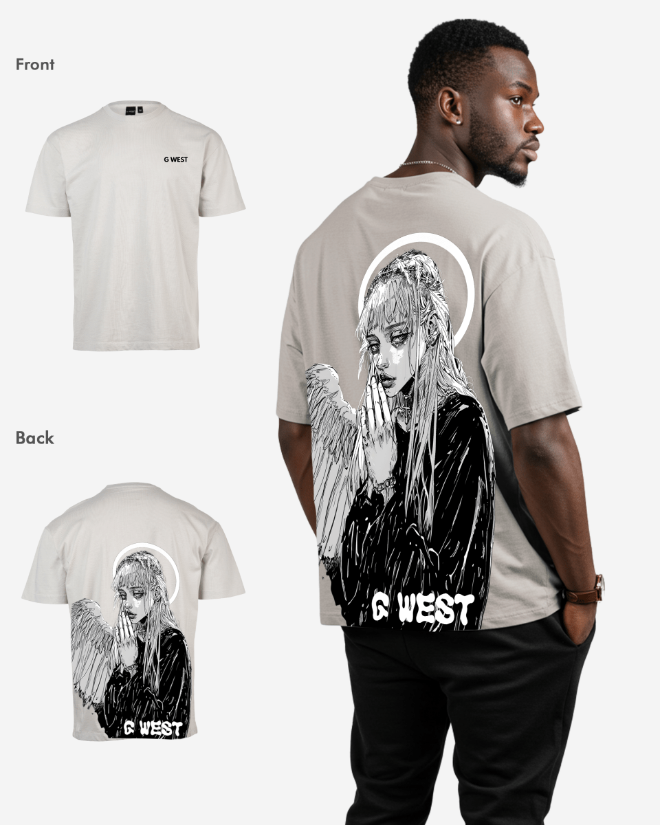 G West Oversized Angel Girl Tee