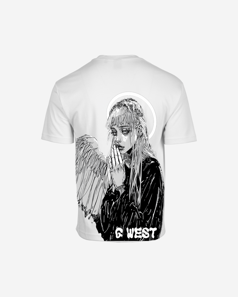 G West Oversized Angel Girl Tee