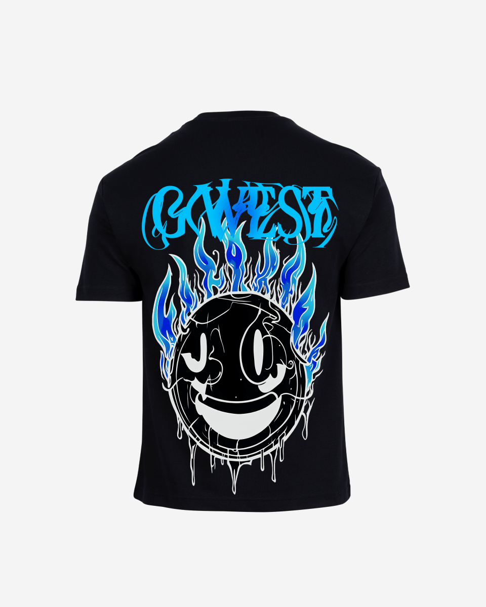 G West Oversized Aqua Smile Tee