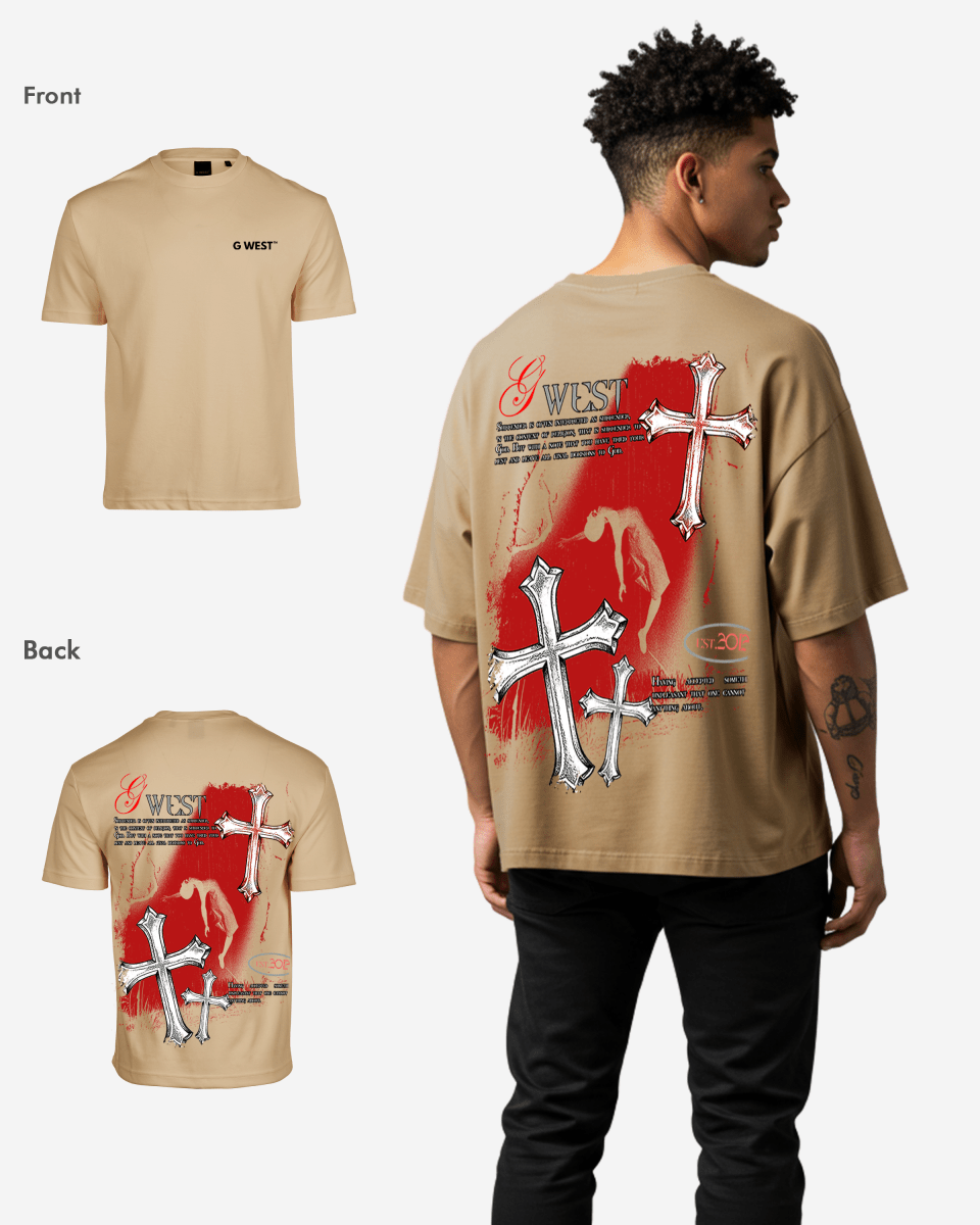 G West Oversized Ascending Soul Life Style Tee Mens Style