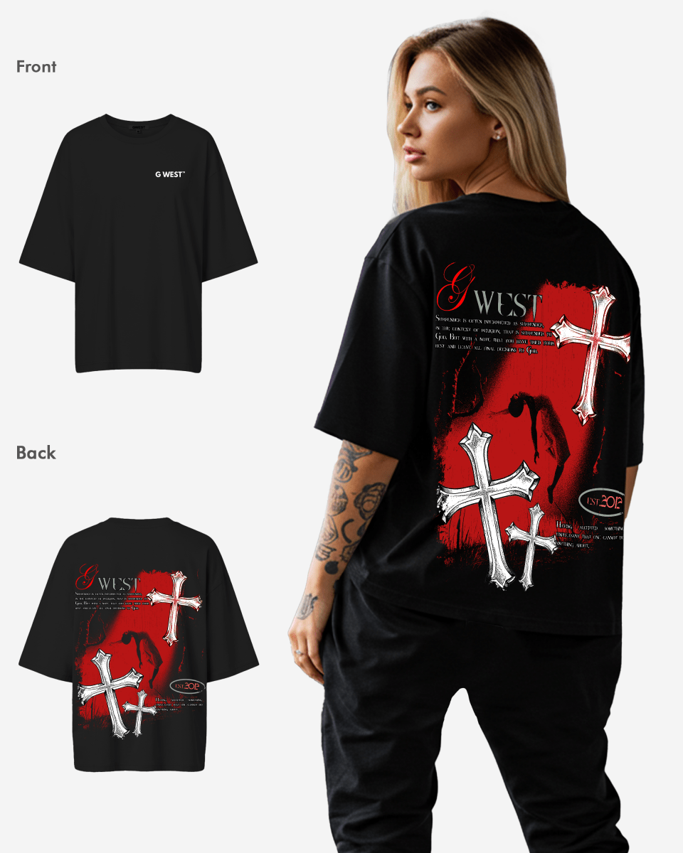 G West Oversized Ascending Soul Life Style Tee Style -WOMEN