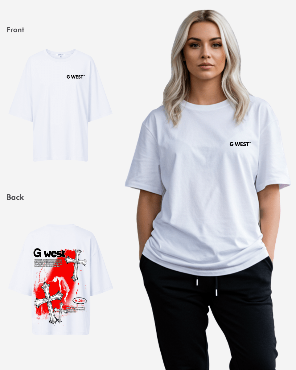 G West Oversized Ascending Soul Tee -WOMEN
