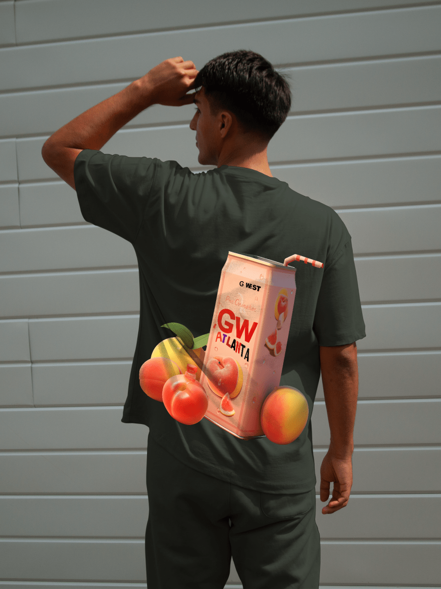 G West Oversize Atlanta Peach Tee