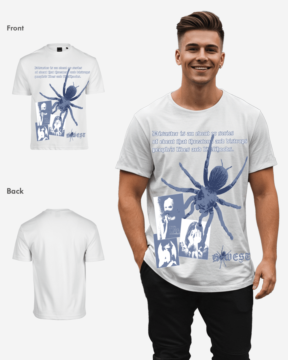 G West Oversized Big Spider Life Style Tee