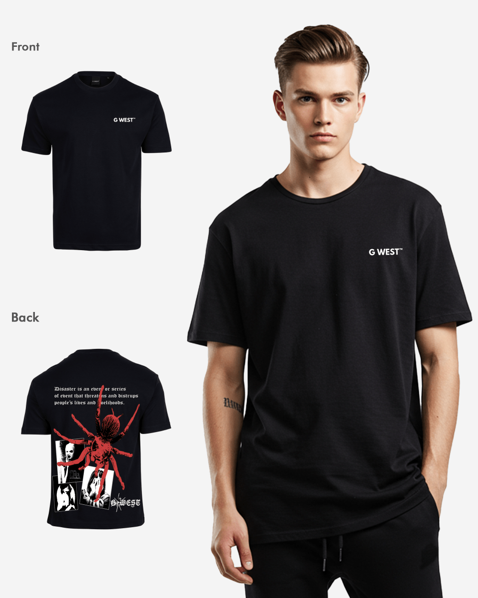 G West Oversized Big Spider Mens T-Shirt