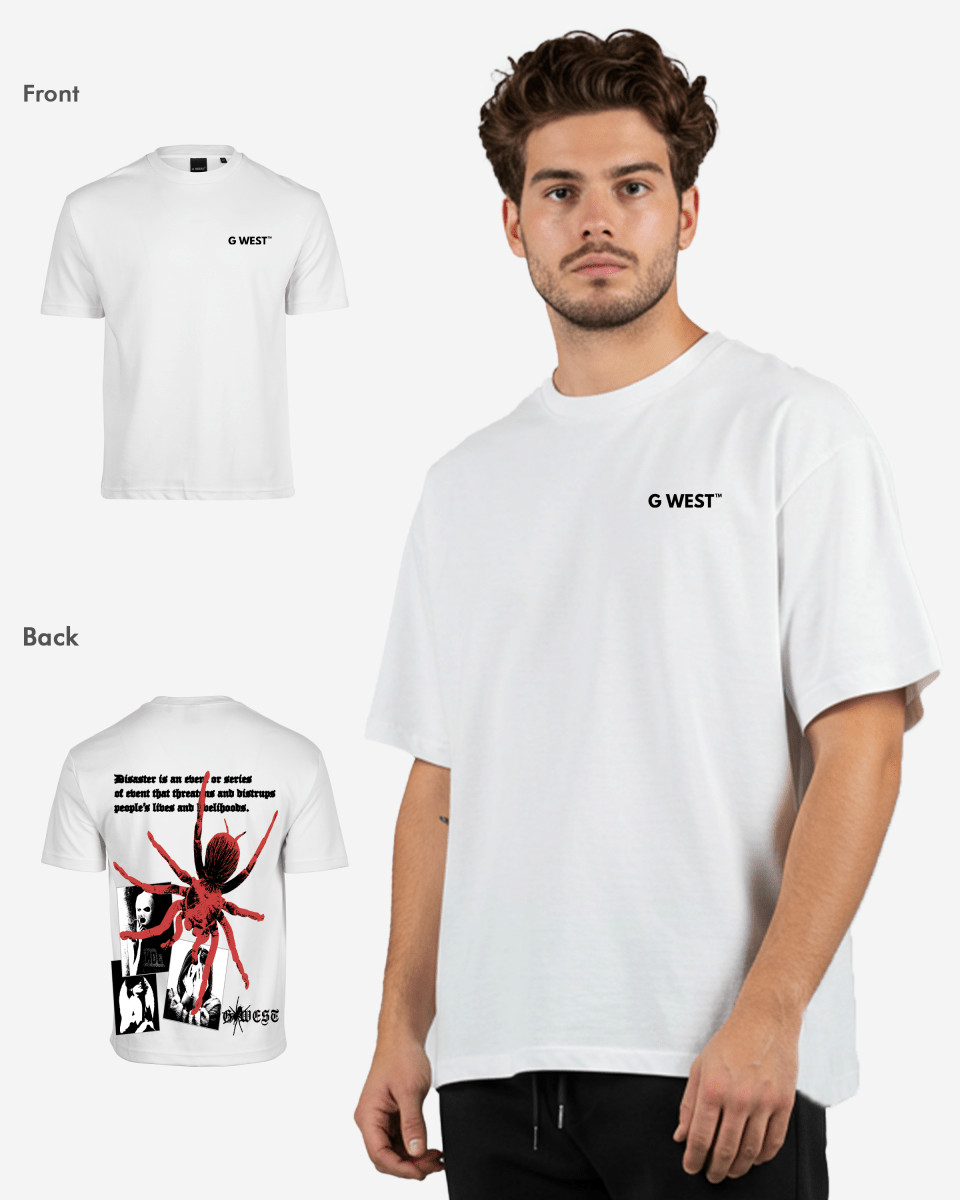 G West Oversized Big Spider Mens T-Shirt
