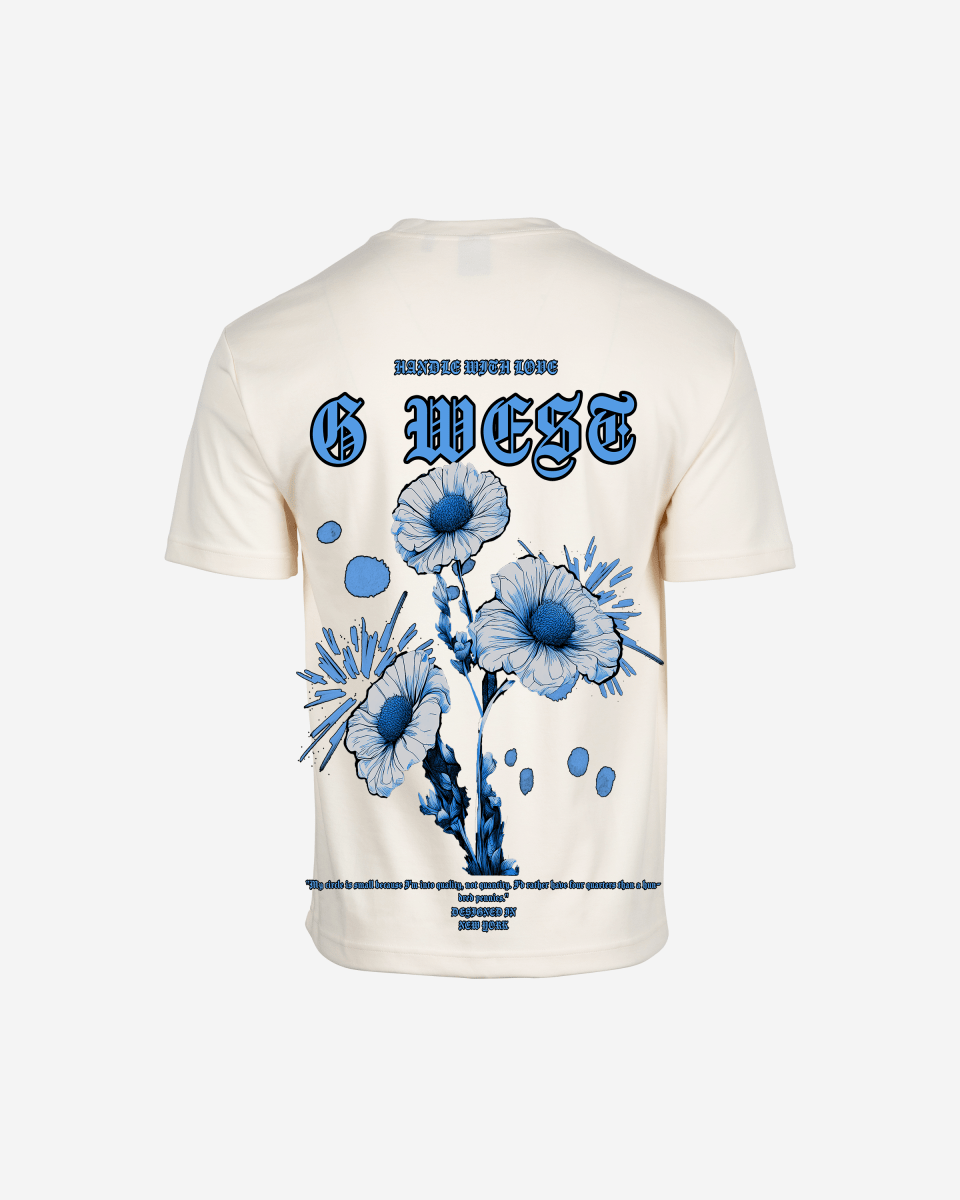 G West Oversized Blue Garden Tee
