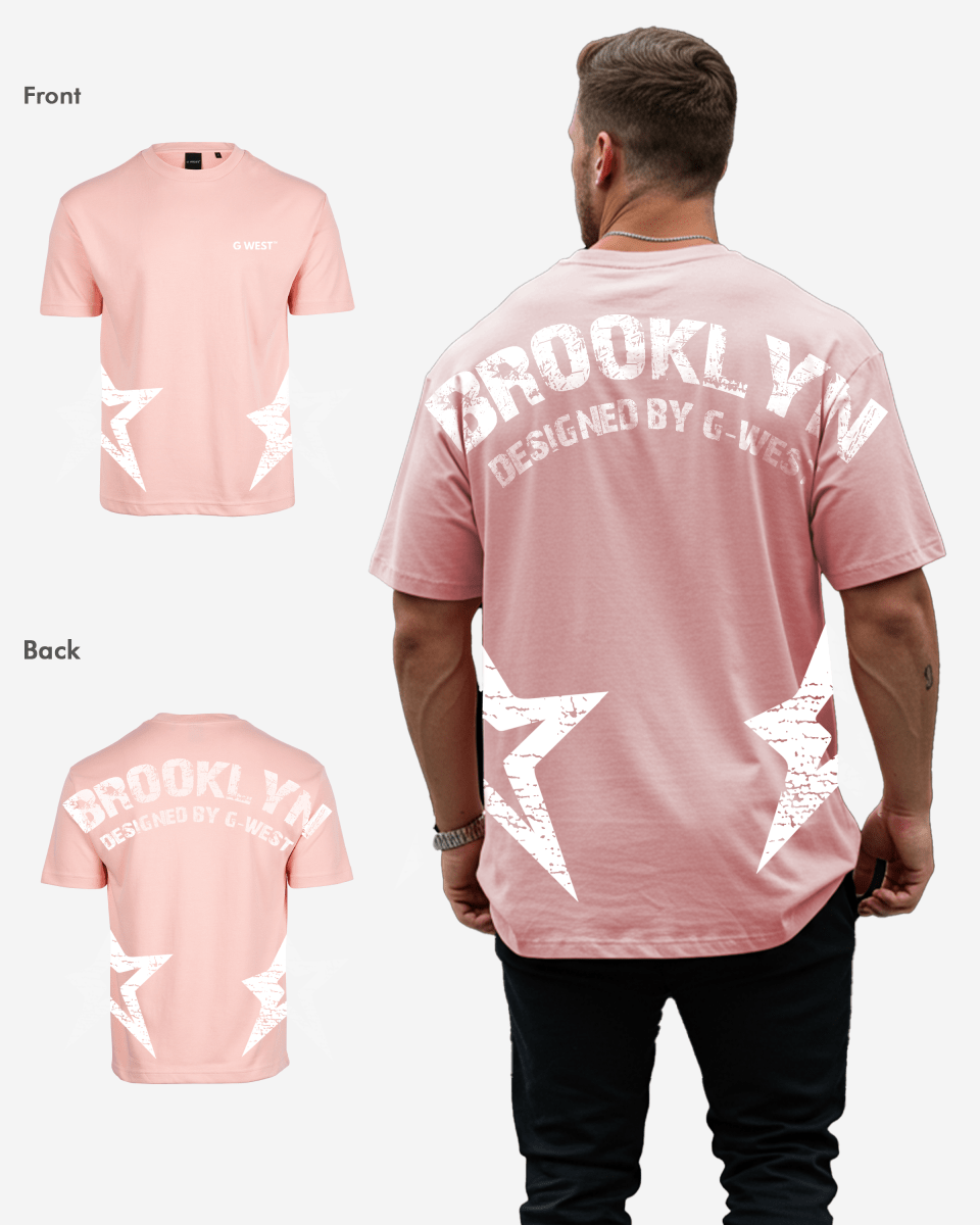 G West Oversized Brooklyn Arch Logo Tee