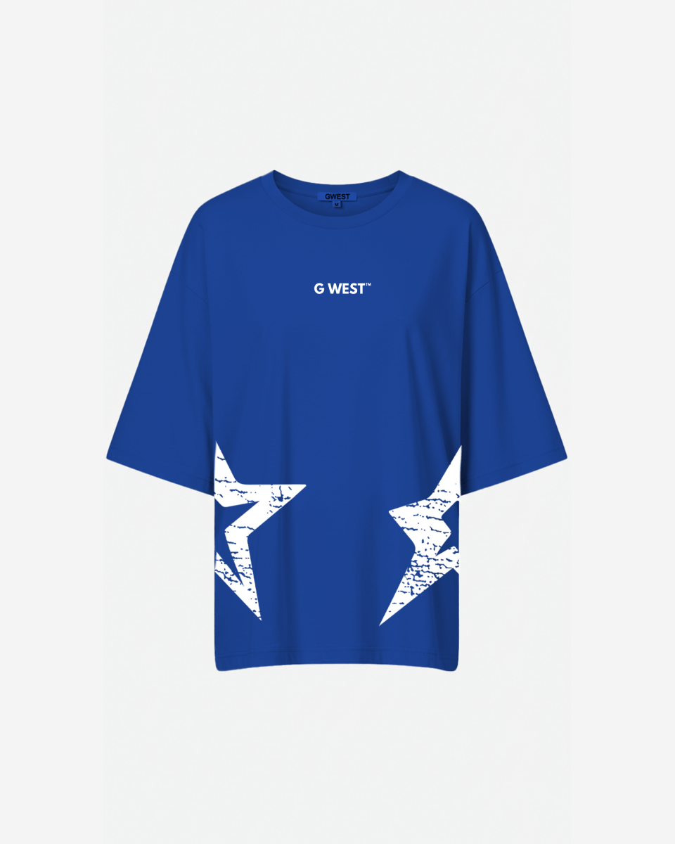 G West Oversized Brooklyn Arch Logo Tee -WOMEN