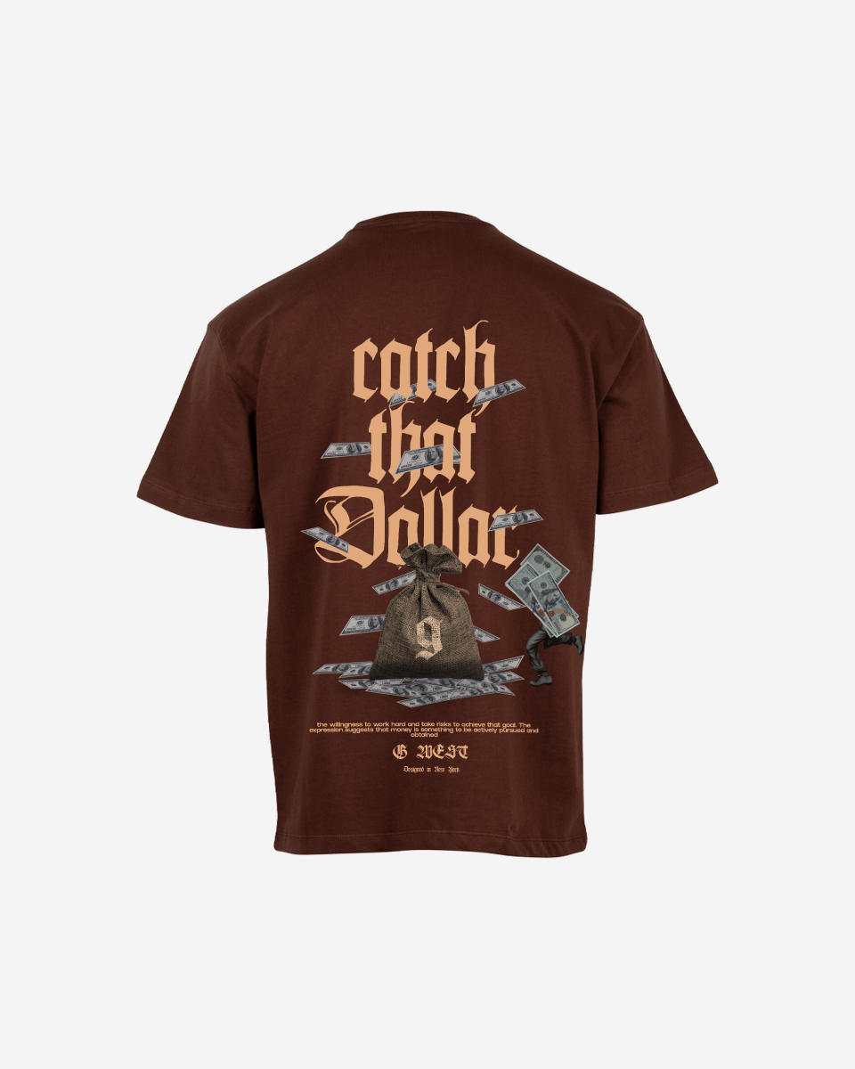 G West Oversized Catch That Dollar Life Stlye Tee Mens