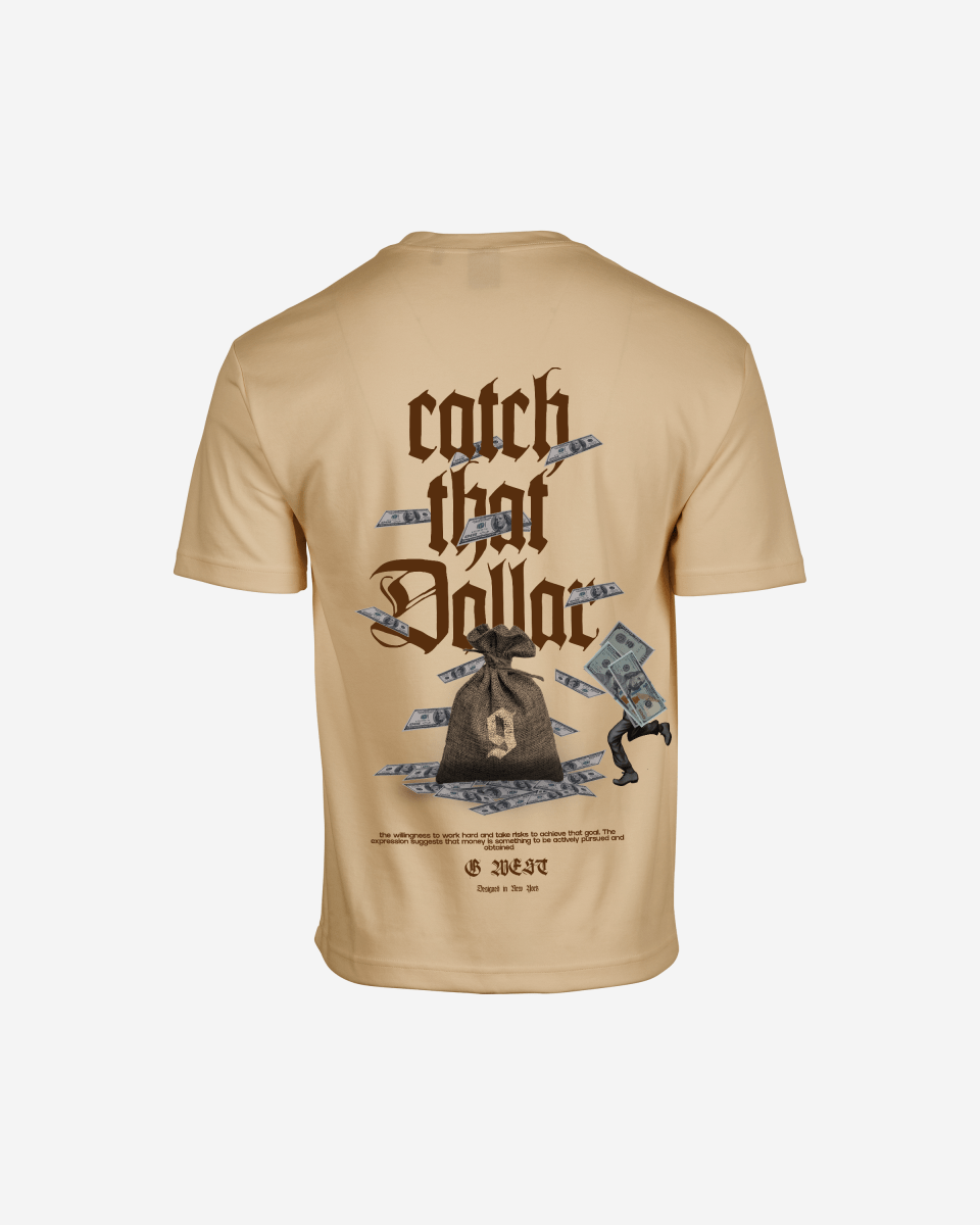 G West Oversized Catch That Dollar Life Stlye Tee Mens