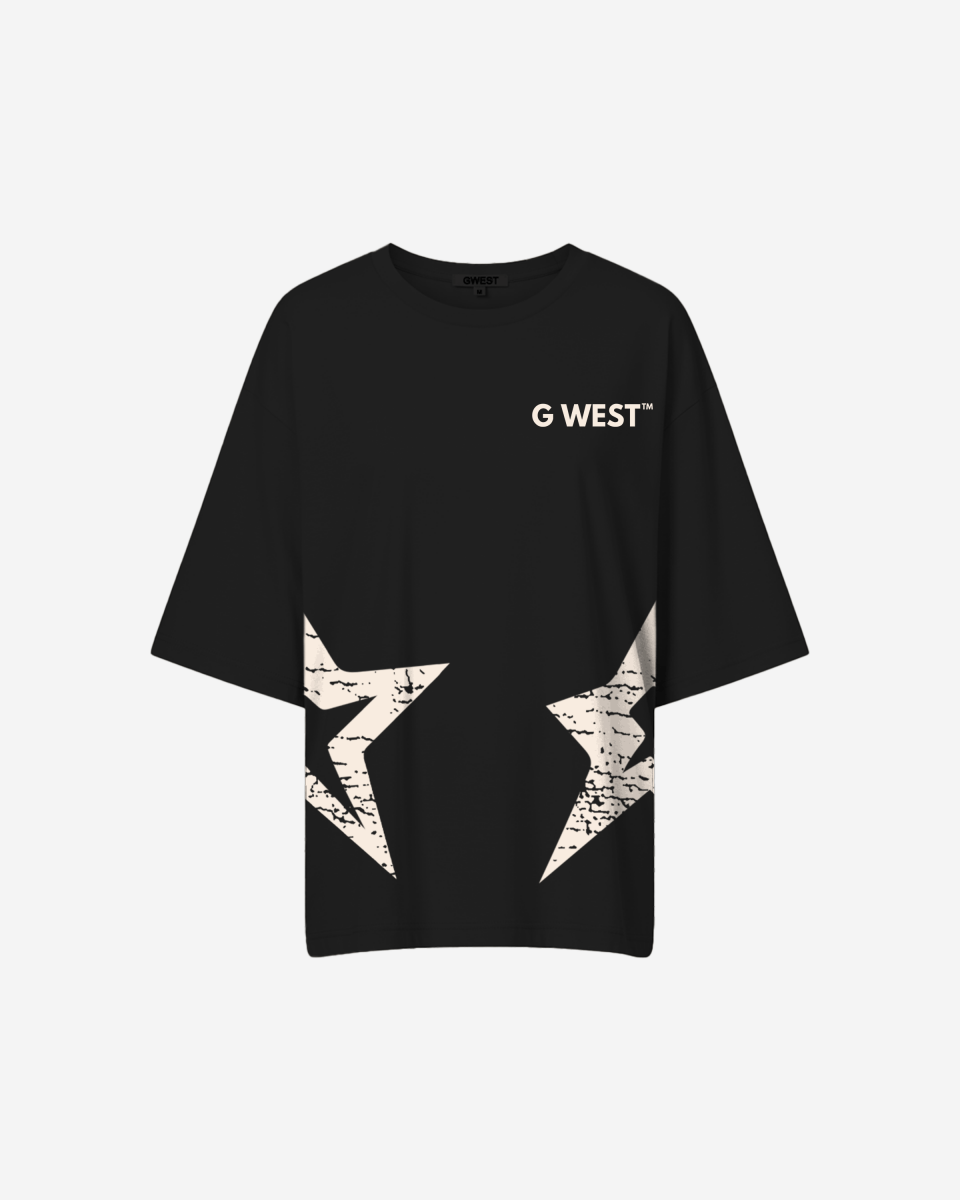 G West Oversized Chicago Arch Logo Tee - WOMEN
