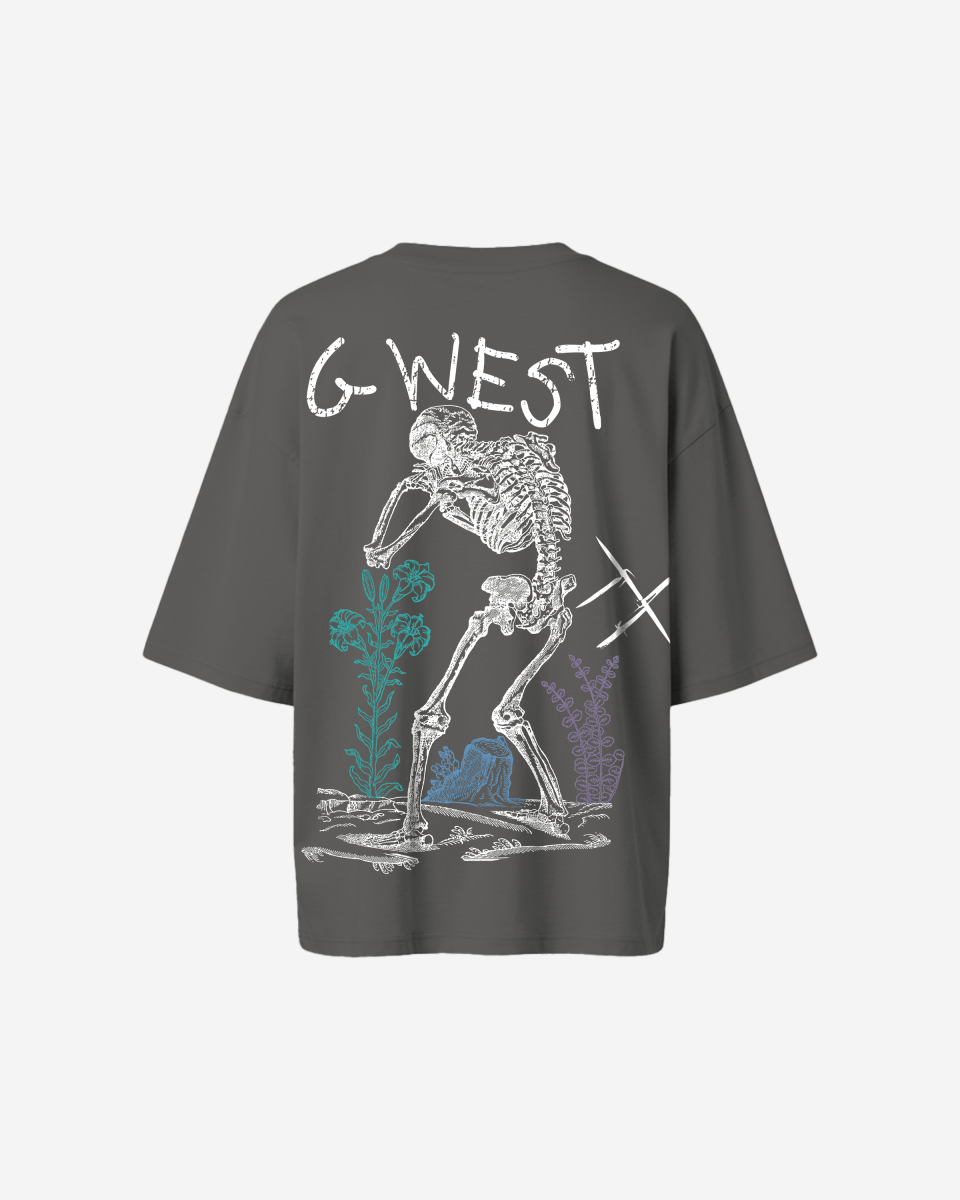 G West Womens Oversized Colors Of Life Tee