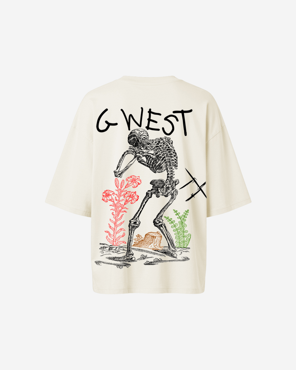 G West Womens Oversized Colors Of Life Tee