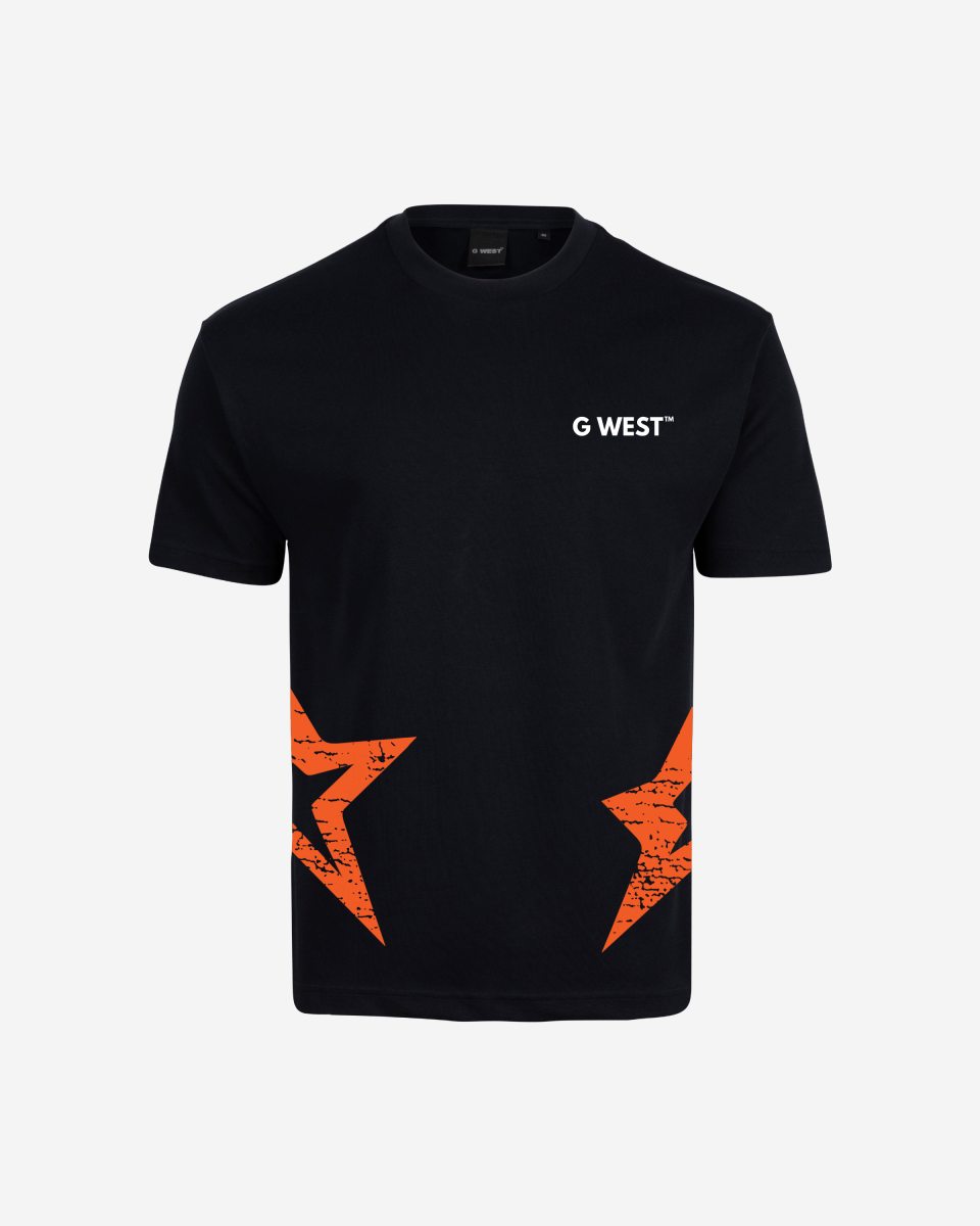 G West Oversized Cricket India Arch Logo T-Shirt