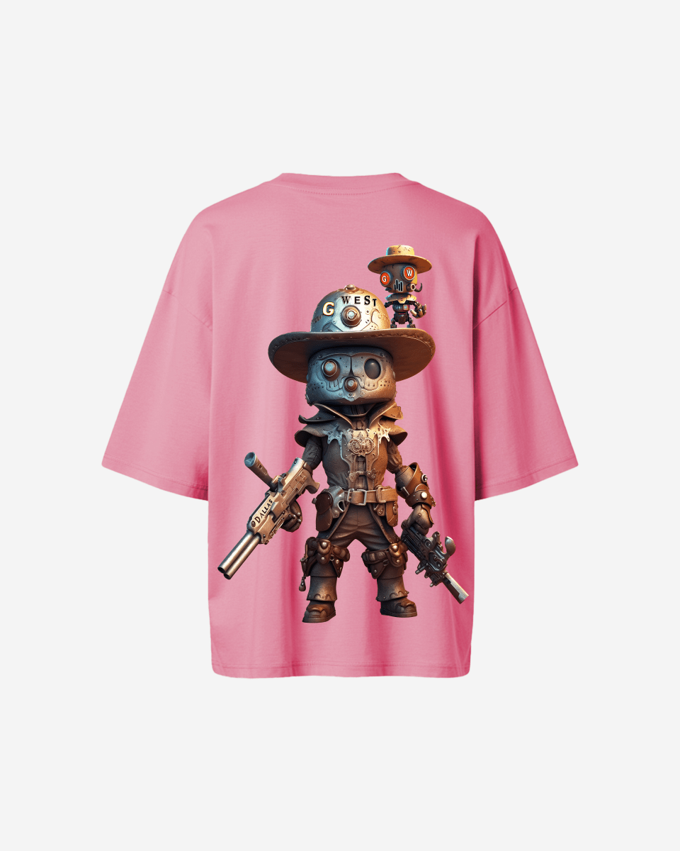 G WEST OVERSIZED DALLAS COWBOY T-SHIRT  - WOMEN