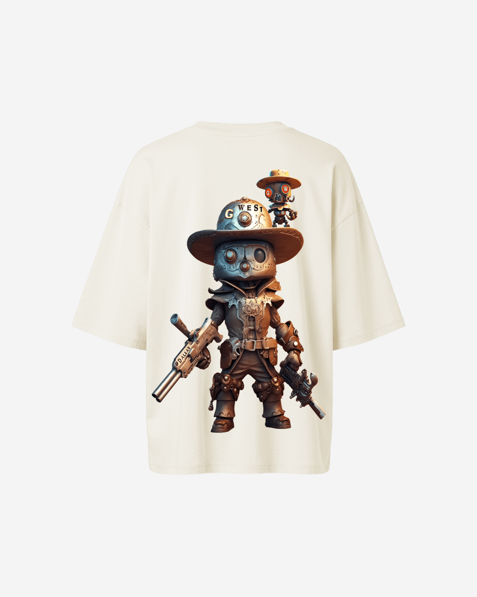 G WEST OVERSIZED DALLAS COWBOY T-SHIRT  - WOMEN