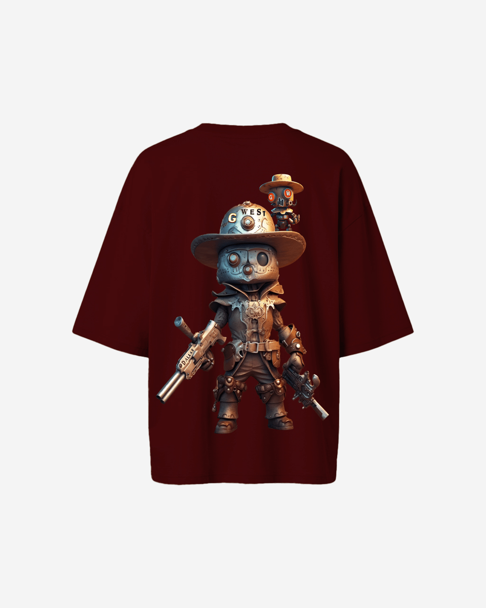 G WEST OVERSIZED DALLAS COWBOY T-SHIRT  - WOMEN