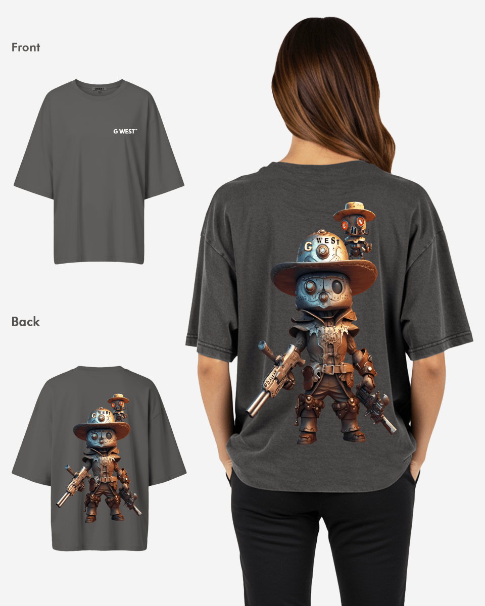 G WEST OVERSIZED DALLAS COWBOY T-SHIRT  - WOMEN