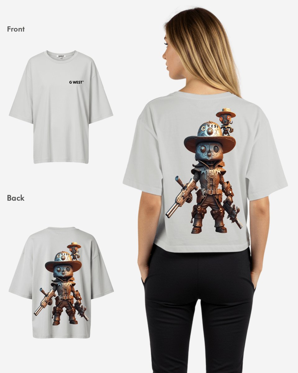 G WEST OVERSIZED DALLAS COWBOY T-SHIRT  - WOMEN