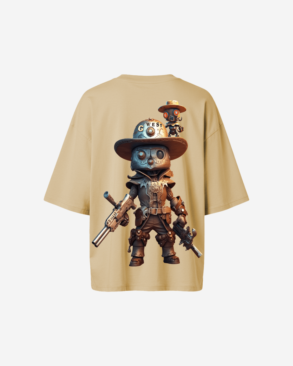 G WEST OVERSIZED DALLAS COWBOY T-SHIRT  - WOMEN