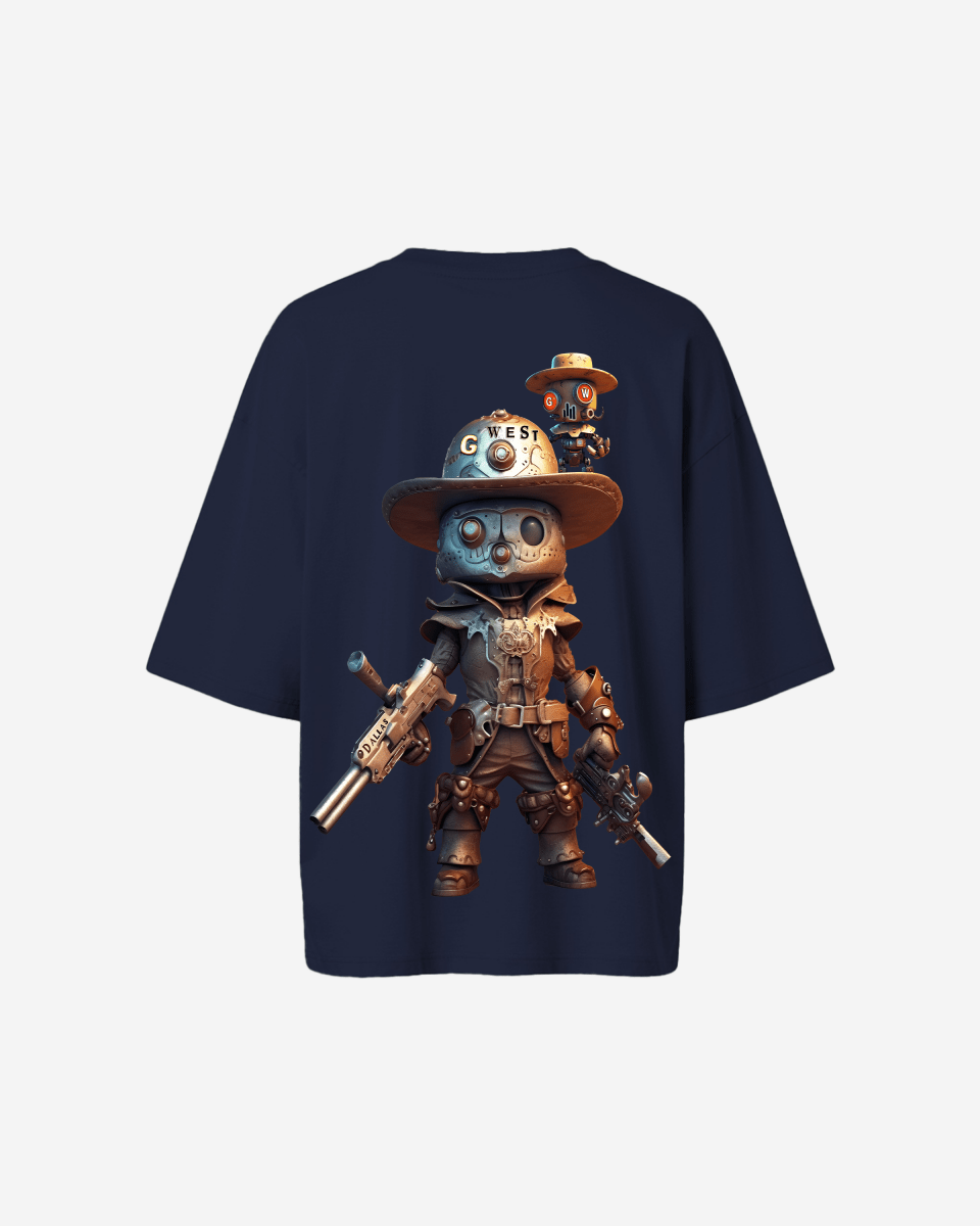 G WEST OVERSIZED DALLAS COWBOY T-SHIRT  - WOMEN