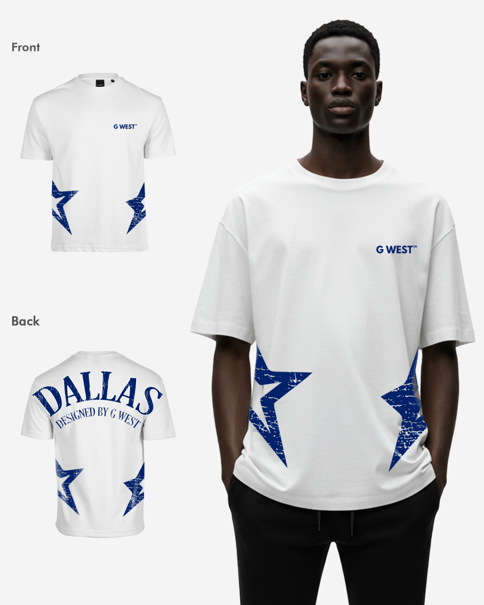 G West Oversized Dallas Logo Tee