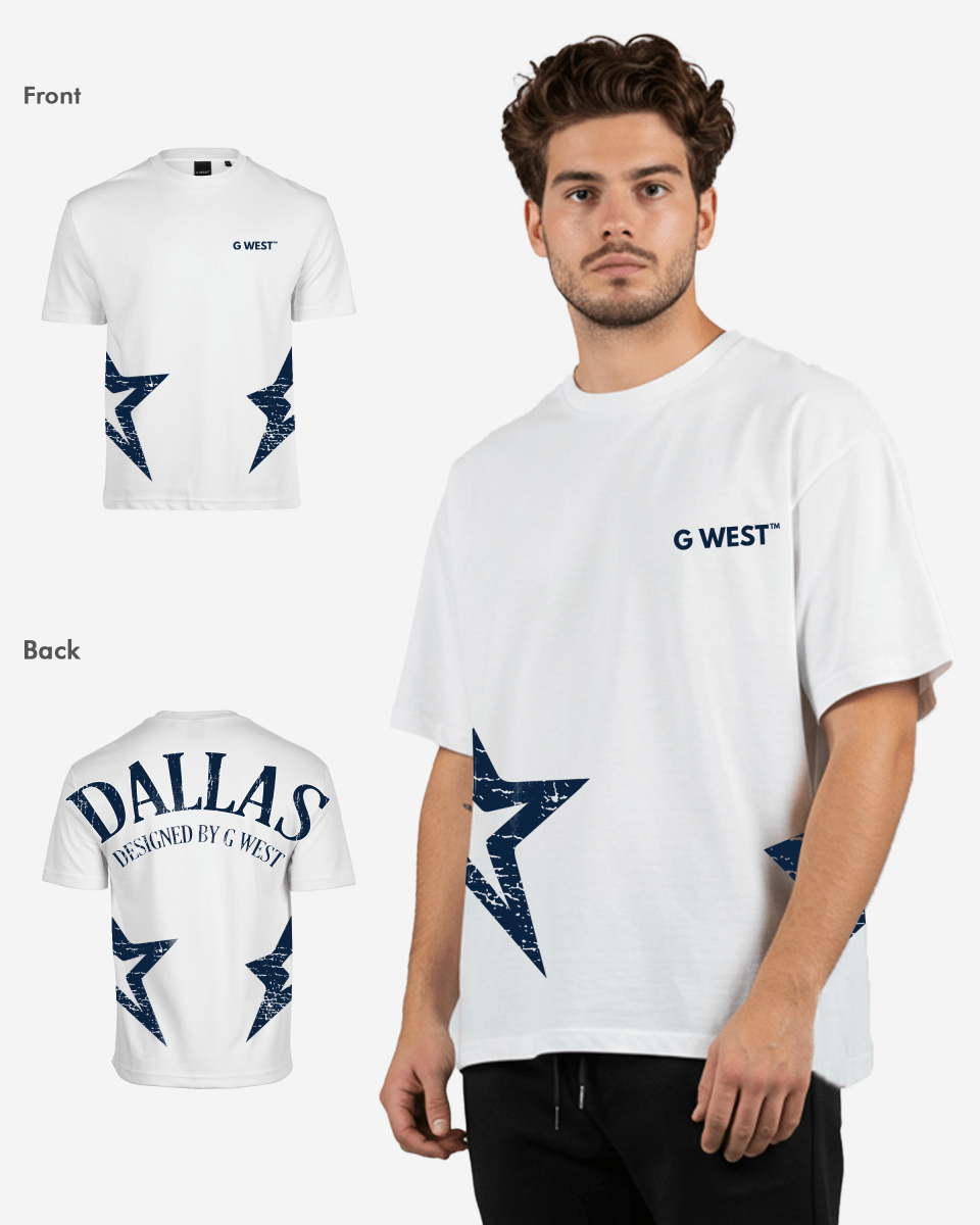 G West Oversized Dallas Logo Tee