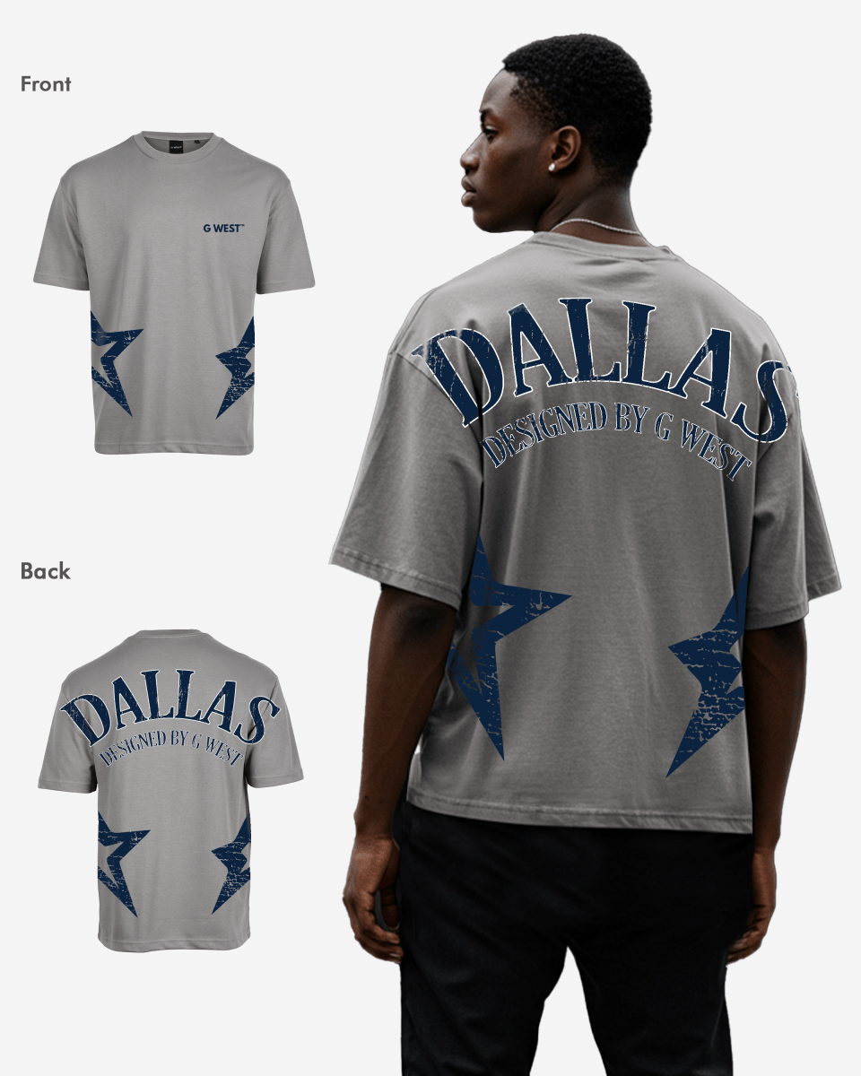 G West Oversized Dallas Logo Tee