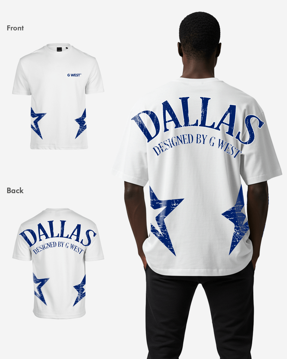 G West Oversized Dallas Logo Tee