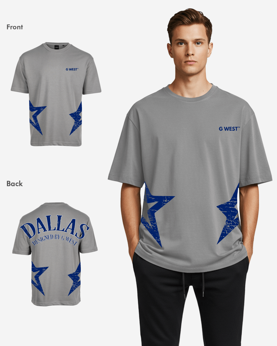 G West Oversized Dallas Logo Tee