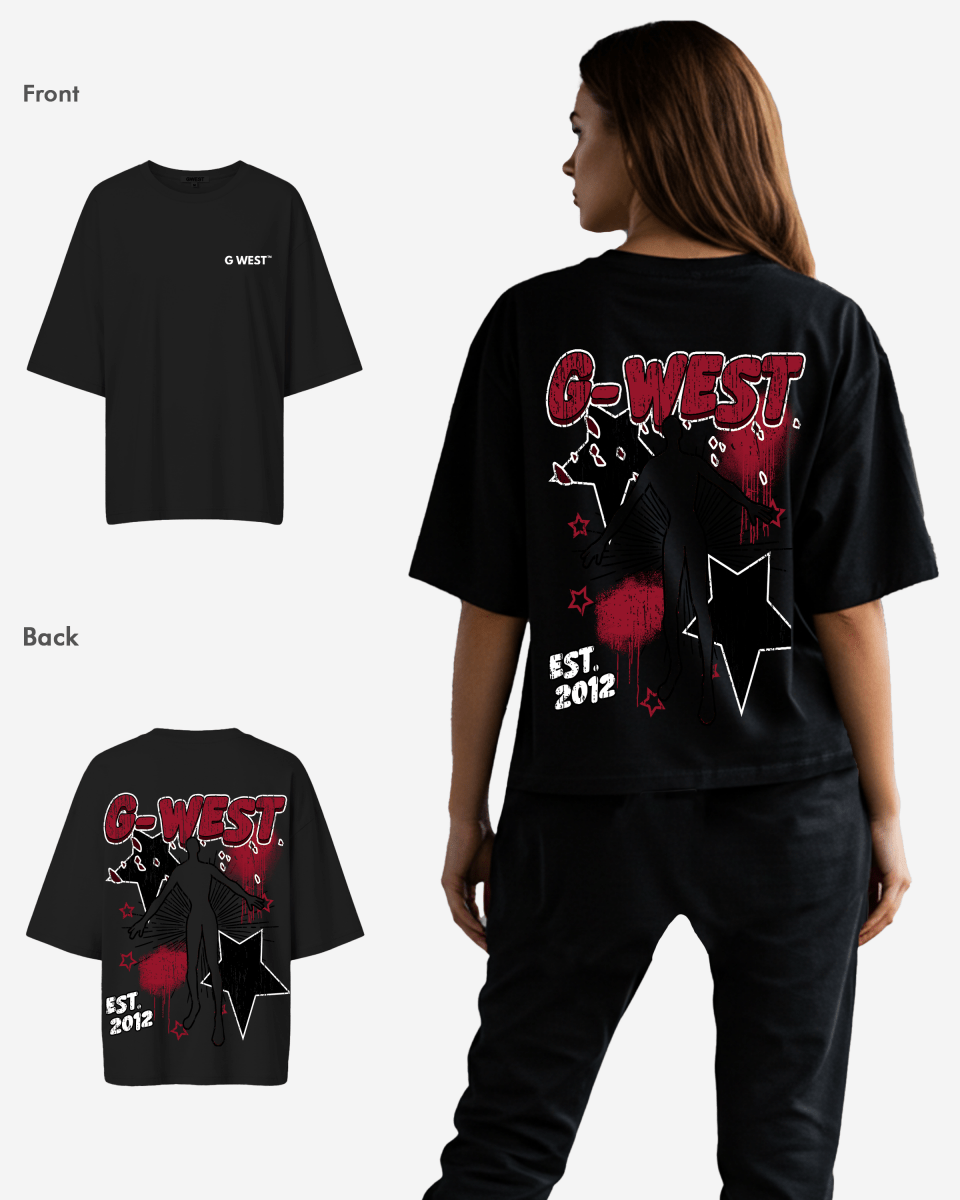 G West Oversized Dazzling Dynamo Tee - Women