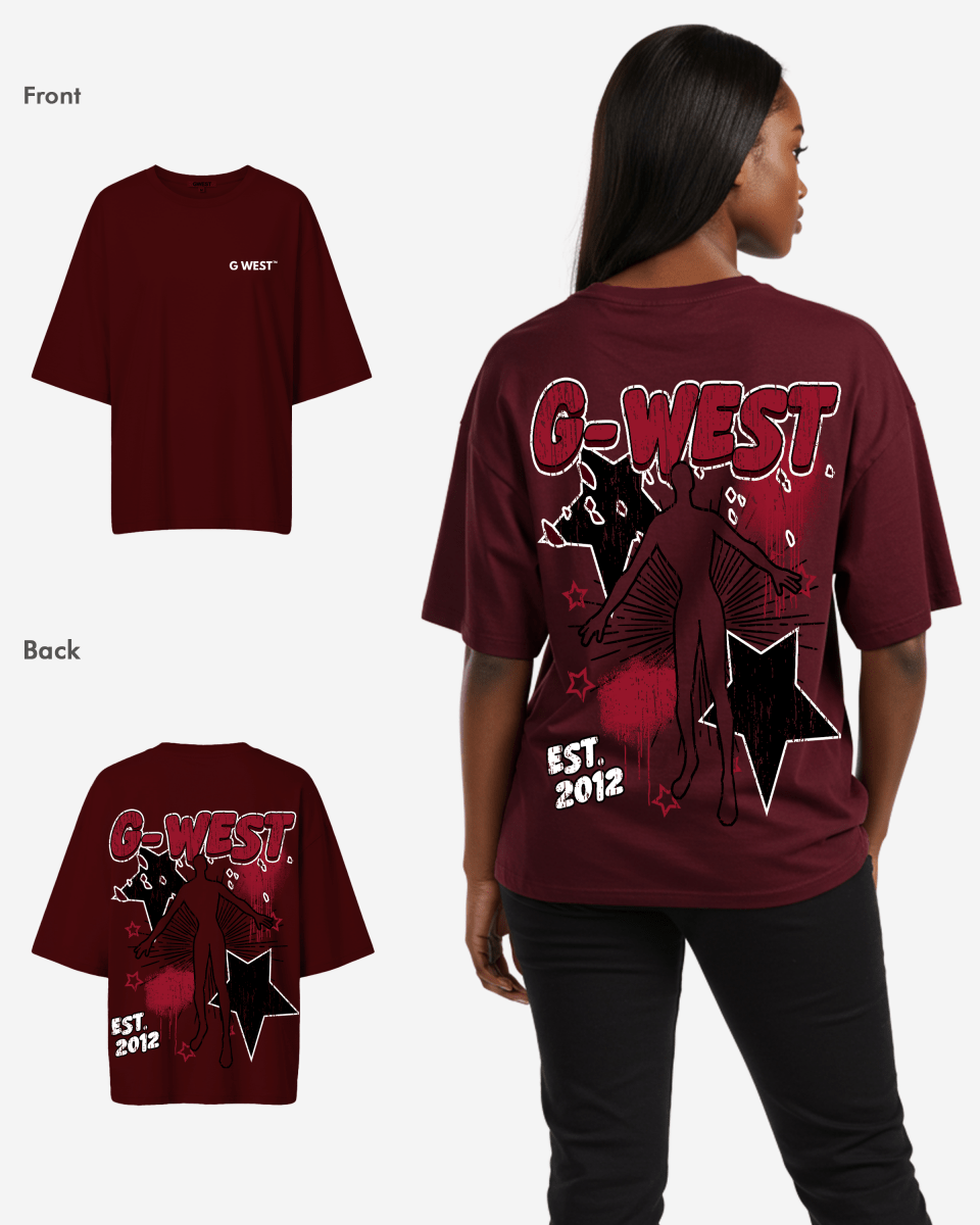 G West Oversized Dazzling Dynamo Tee - Women