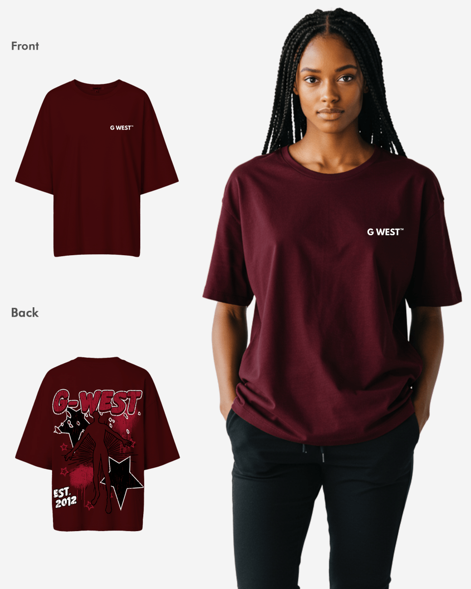 G West Oversized Dazzling Dynamo Tee - Women