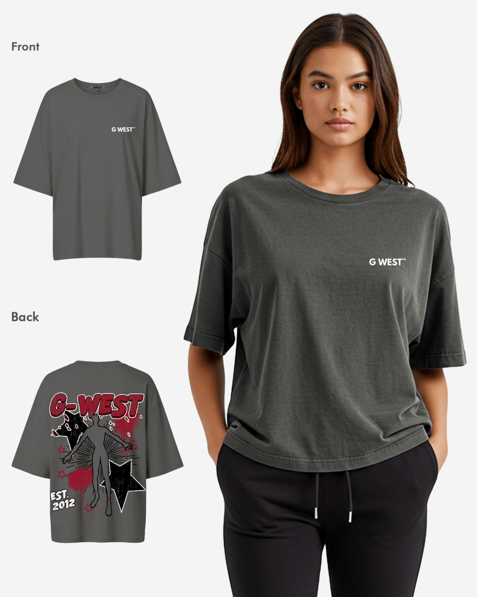 G West Oversized Dazzling Dynamo Tee - Women