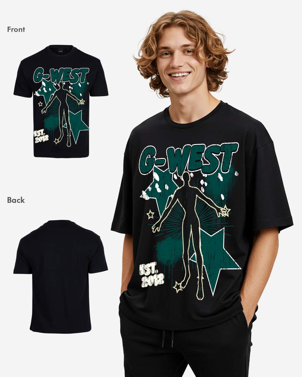 G West Oversized  Dazzling Dynamo Tee